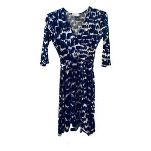LEOTA  Reye Jersey Faux Wrap Dress
